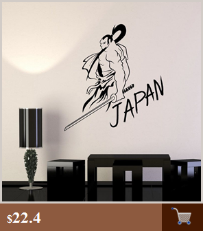 Naklejka ścienno-samochodowa Kendo, samuraj, Ninja, plakat Vinyl, artystyczne, ozdobne malowidło - Wianko - 27