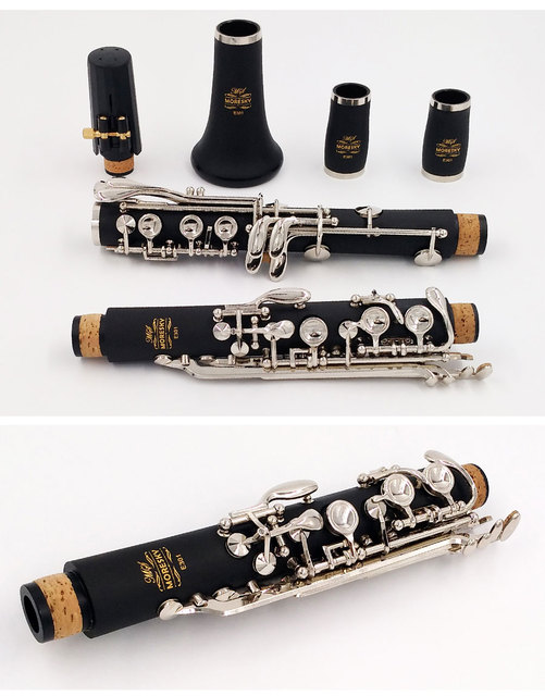 Bakelitowa klarnetowa tuba bB 17 klawiszy z otworem klarnetowym, specjalny styl MORESKY - Wianko - 1