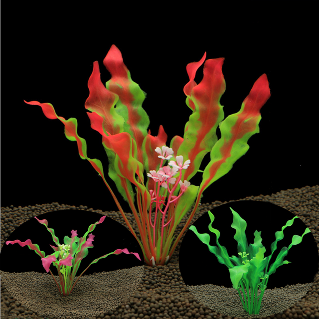 20cm sztuczna roślina akwariowa - ozdoba, trawa do dekoracji akwarium - Wianko - 1