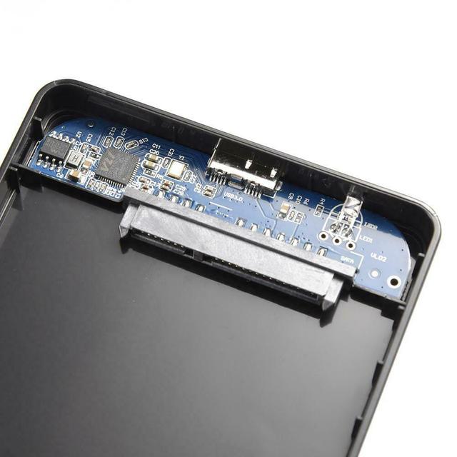 Obudowa HDD USB 3.0/2.0 SATA 2.5 cala 5 Gb/s - zewnętrzne zamknięcie dla twardego dysku - PC, torby i etui na dyski twarde - Wianko - 12