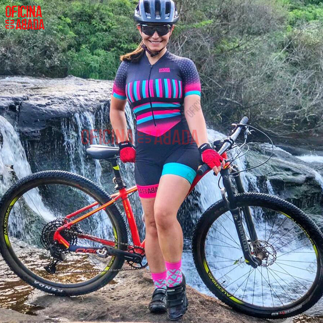 Spodnie rowerowe damskie ODA road z żelowym wkładem, idealne do kolarstwa i triathlonu - Wianko - 8