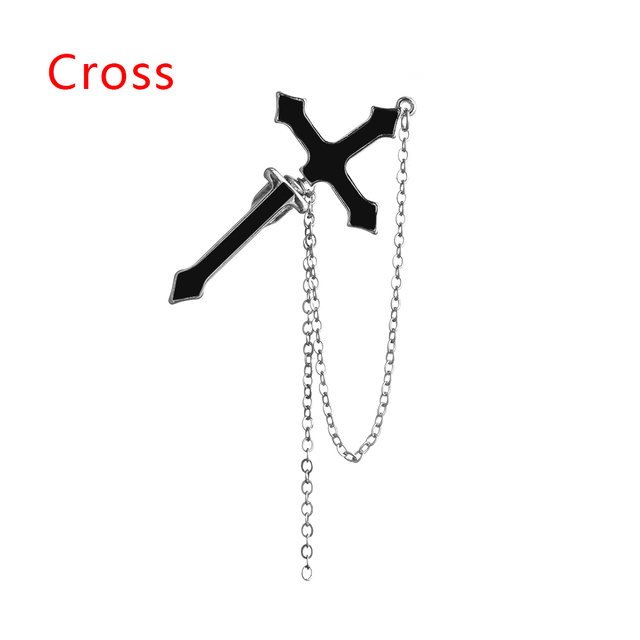 Kolczyki wiszące Gothic długie sztylety miecze z krzyżem Hiphop Ear Studs Party Punk, akcesoria biżuteryjne męskie - Wianko - 11