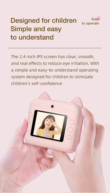 Drukarka kamera WIFI HD 1080P 200dpi dla dzieci - termiczny papier fotograficzny, mini przenośny Impresora - Wianko - 9