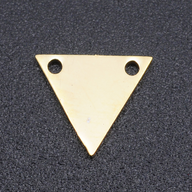 Wisiorek trójkątny i sześciokątny wykonany ze stali nierdzewnej - 5 sztuk w opakowaniu - Wianko - 2