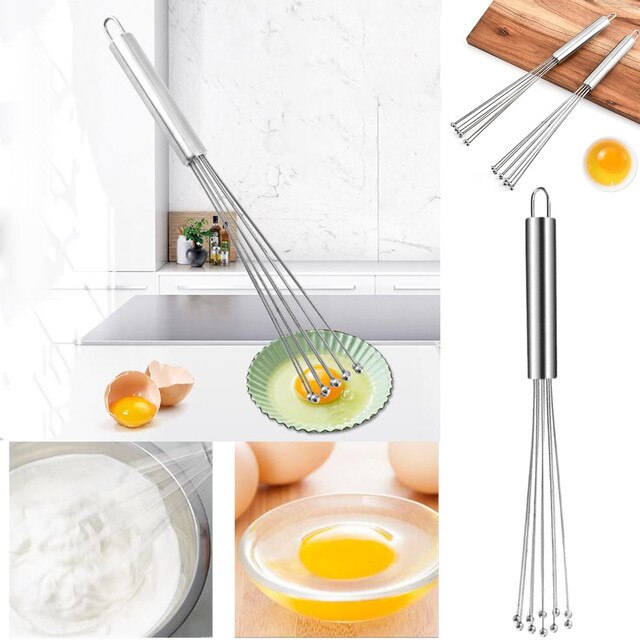 1PC mikser do jaj jajka trzepaczka Mini jajka trzepak mikser mikser ręczny gotowanie ze stali nierdzewnej jajko akcesoria kuchenne narzędzia do pieczenia 2020 - Wianko - 6