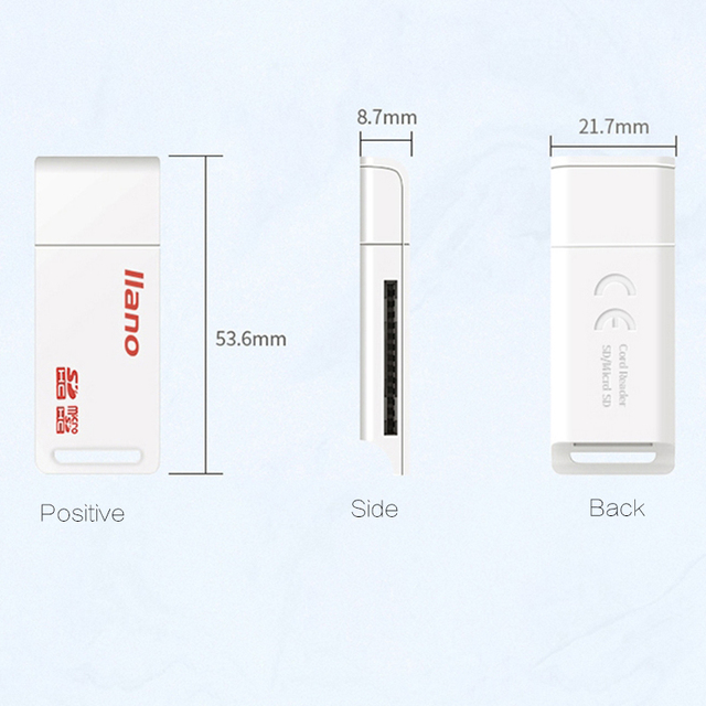 Adapter kart pamięci USB 2.0 SD/Micro SD TF OTG do laptopów USB 2.0 typu C - Wianko - 30