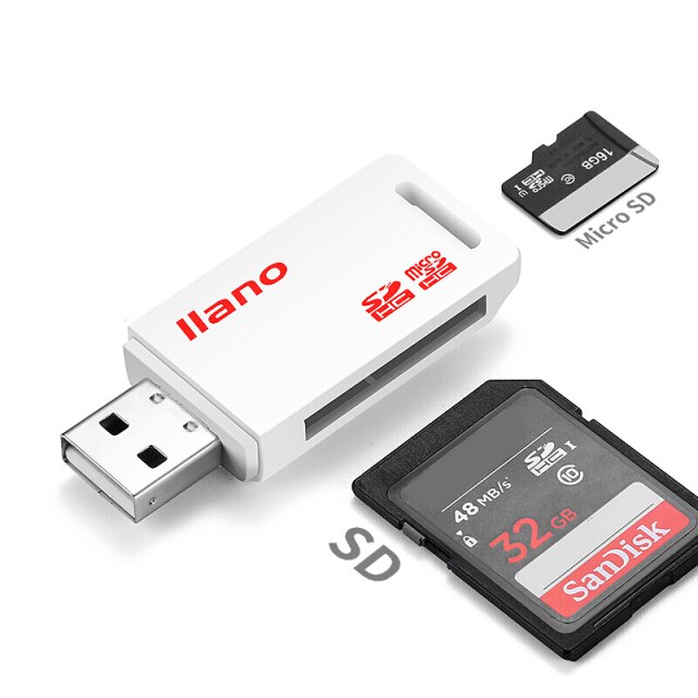 Adapter kart pamięci USB 2.0 SD/Micro SD TF OTG do laptopów USB 2.0 typu C - Wianko - 7