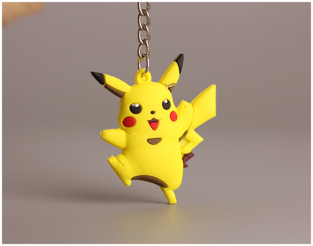Figurka akcji Pokemon Bulbasaur Charmander Pikachu breloczek do kluczy PVC - Wianko - 18