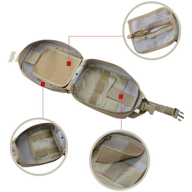 Taktowna torba medyczna MOLLE z narzędziami survivalowymi do polowań i biwakowania - Wianko - 8