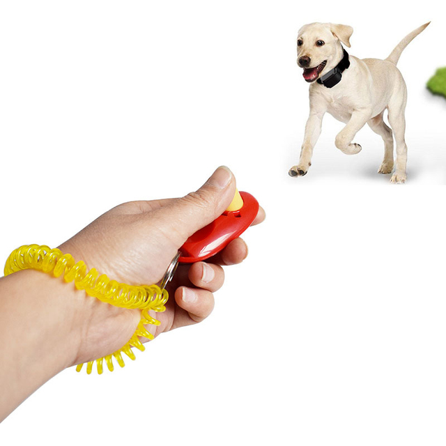 Dog Clicker Pet Training - zestaw 2 sztuk z brelokiem Food Bell - Wianko - 12