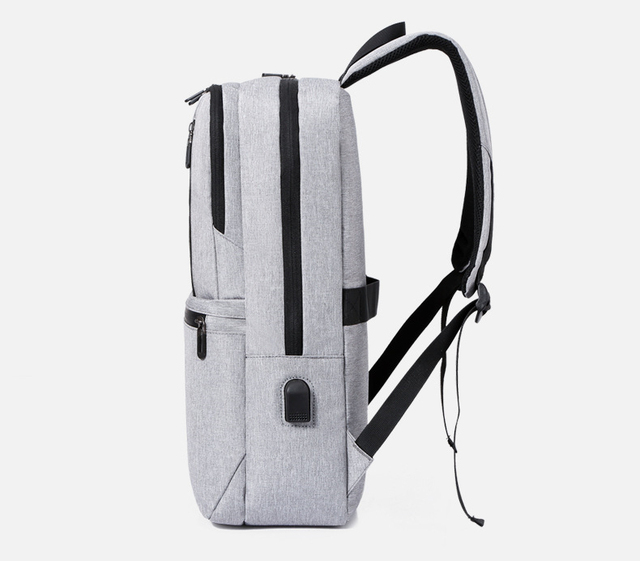 Męska torba na laptop z USB 2020, pojemny plecak biznesowy, idealny na studia, wytrzymała i oddychająca - Wianko - 33