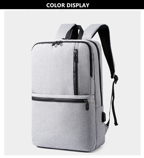 Męska torba na laptop z USB 2020, pojemny plecak biznesowy, idealny na studia, wytrzymała i oddychająca - Wianko - 27