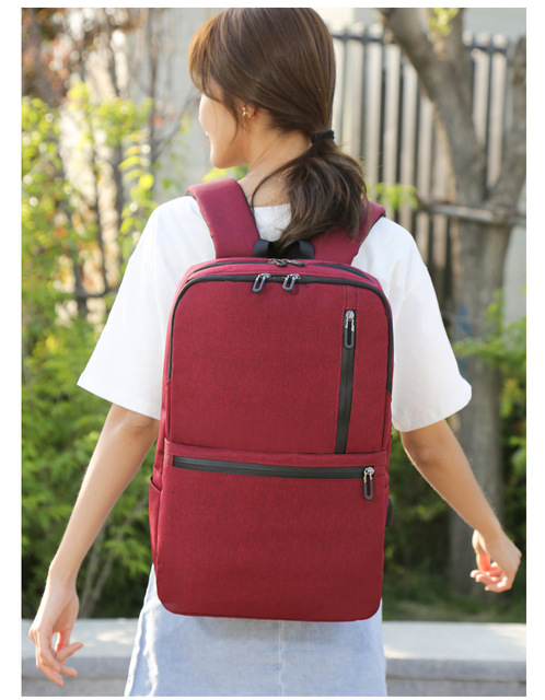 Męska torba na laptop z USB 2020, pojemny plecak biznesowy, idealny na studia, wytrzymała i oddychająca - Wianko - 14