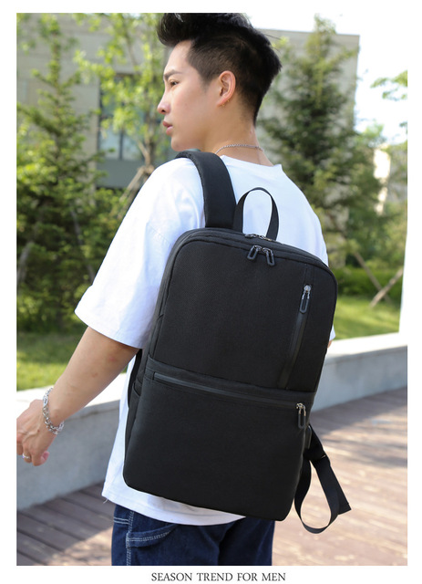 Męska torba na laptop z USB 2020, pojemny plecak biznesowy, idealny na studia, wytrzymała i oddychająca - Wianko - 23