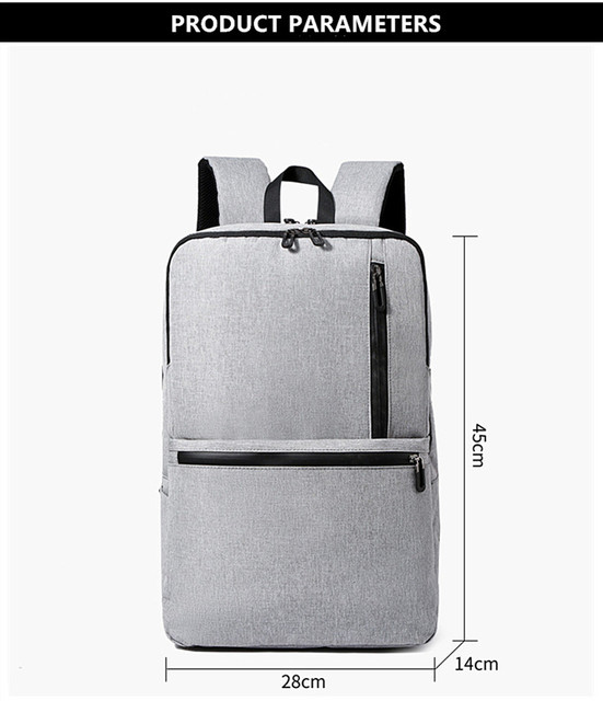 Męska torba na laptop z USB 2020, pojemny plecak biznesowy, idealny na studia, wytrzymała i oddychająca - Wianko - 11