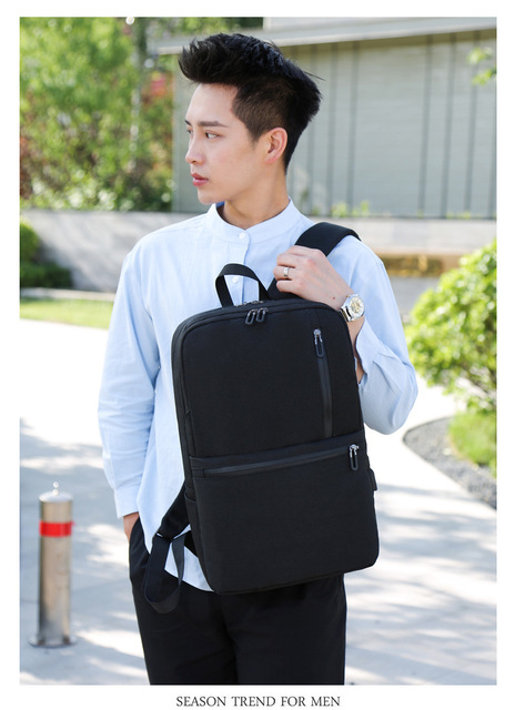 Męska torba na laptop z USB 2020, pojemny plecak biznesowy, idealny na studia, wytrzymała i oddychająca - Wianko - 22