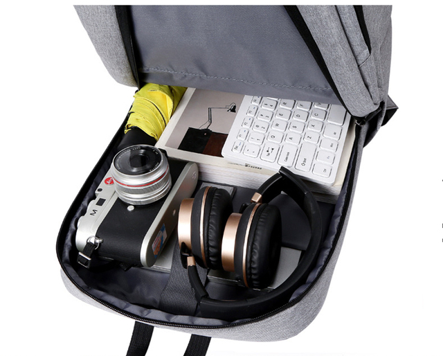 Męska torba na laptop z USB 2020, pojemny plecak biznesowy, idealny na studia, wytrzymała i oddychająca - Wianko - 5