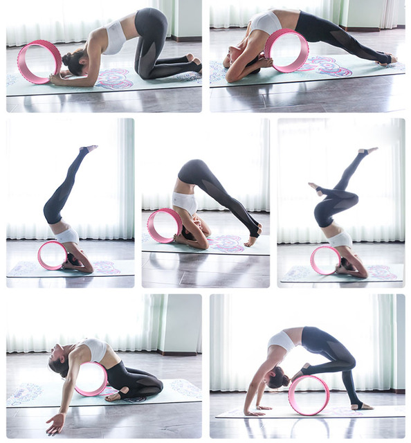 Obręcz do jogi Pilates - sprzęt treningowy dla siłowni i ćwiczeń pleców i kulturystyki - Wianko - 6