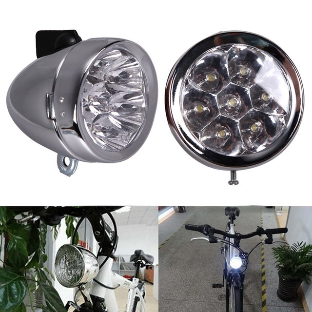 Lampa czołowa rowerowa Retro Vintage 6 LED regulowana 160° jazda na górskim rowerze - Wianko - 17