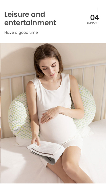 Poduszka w kształcie litery U dla kobiet w ciąży, wielofunkcyjna do spania - Wianko - 15