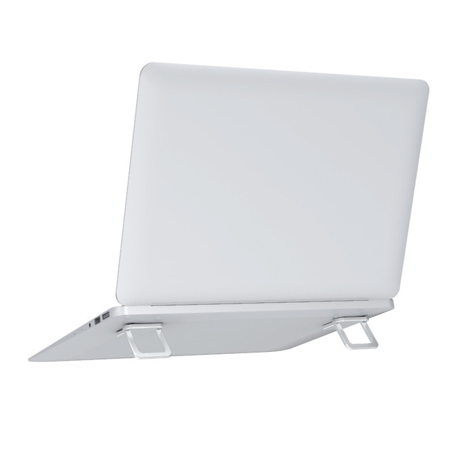 Mini składany stojak na laptopa uniwersalny uchwyt na tablet z chłodzeniem i akcesoriami biurowymi - Wianko - 2