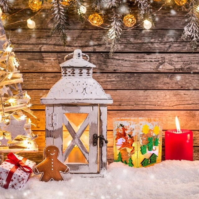 Latarnia bożonarodzeniowa ze żywicy epoksydowej - formy Xmas, lampy wiszące, DIY ozdoby do domu, narzędzia do odlewania - A5KE - Wianko - 5