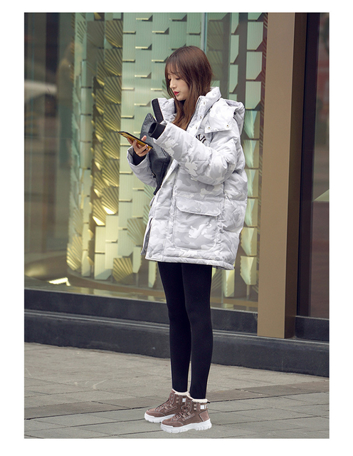 Futrzane buty damskie zimowe z platformą Chunky Sneakers - botki ciepłe pluszowe - Wianko - 5