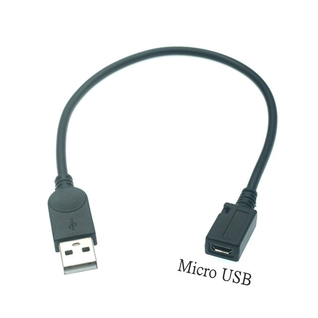 25cm Kabel przedłużający USB-C do USB 2.0, z gniazdem żeńskim typu C i męskim typu B 5-pin - Komputer i kable USB - Wianko - 6