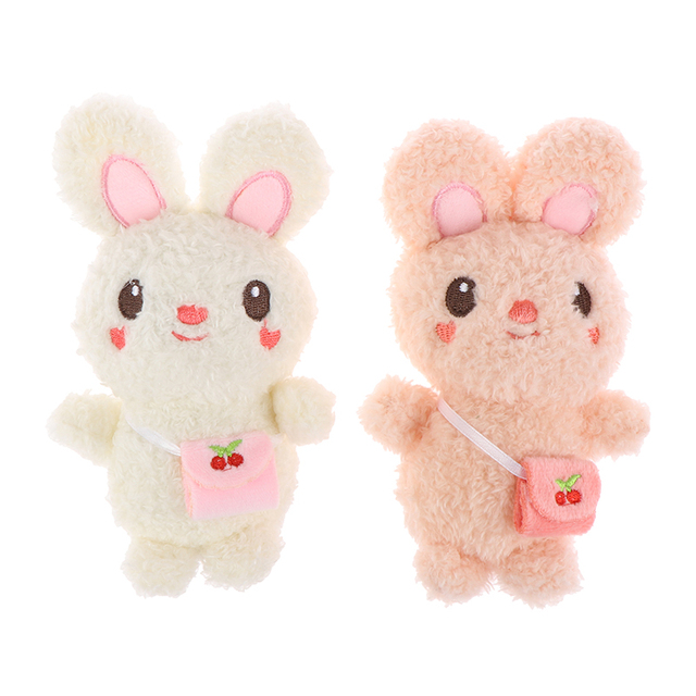 Miękki pluszowy króliczek niedźwiedź Mini o długości od 3.5 do 13 cm z wisiorkiem w formie misia na breloczek - lalka DIY, ozdoba i prezent - Wianko - 3