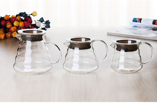 Szklany kroplownik kawowy OBR serwer czajnik dzbanek do kawy dzbanek na herbatę - 250 ml/360 ml/600 ml - Wianko - 4