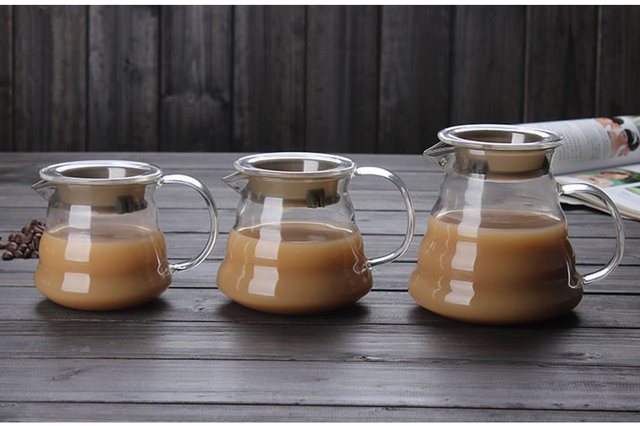Szklany kroplownik kawowy OBR serwer czajnik dzbanek do kawy dzbanek na herbatę - 250 ml/360 ml/600 ml - Wianko - 6