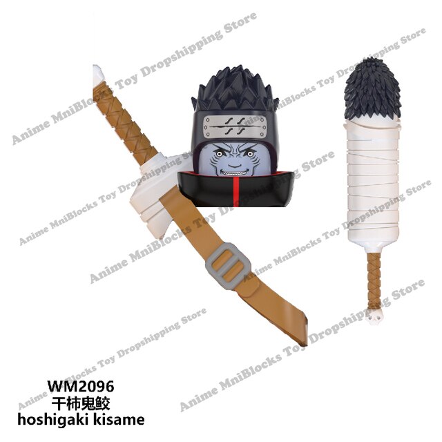 Klocki mini figurka Naruto, Sasuke, Kakashi - zabawki dla dzieci WM6105-6109 - Wianko - 21