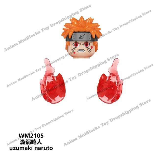Klocki mini figurka Naruto, Sasuke, Kakashi - zabawki dla dzieci WM6105-6109 - Wianko - 31