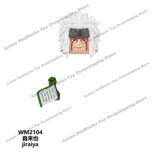 Klocki mini figurka Naruto, Sasuke, Kakashi - zabawki dla dzieci WM6105-6109 - Wianko - 29