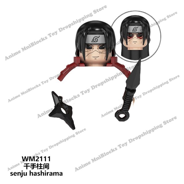 Klocki mini figurka Naruto, Sasuke, Kakashi - zabawki dla dzieci WM6105-6109 - Wianko - 34