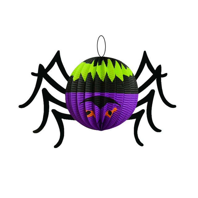 Dekoracja na Halloween: Wiszący Ornament DIY z Włóczki W kształcie Pumkina, Pająka, Ducha i Czarownicy - Wianko - 7