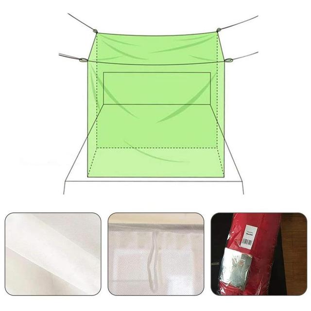 Duży przenośny namiot kryty odkryty z siatką przeciw komarom dla domu i aktywności na świeżym powietrzu - Wianko - 2