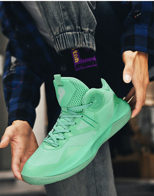 2021 Marka Unisex High Top buty do koszykówki dla mężczyzn i kobiet - kolorowe męskie sneakersy na platformie - Wianko - 13