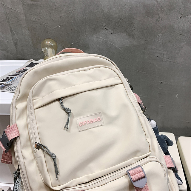 Duża pojemność plecak szkolny dla nastolatek - styl Preppy Harajuku - unisex - Wianko - 23