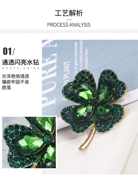Nowa broszka kwiatowa CINDY XIANG z kryształkami Rhinestone dla kobiet - modna biżuteria ślubna - Wianko - 20