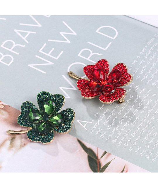 Nowa broszka kwiatowa CINDY XIANG z kryształkami Rhinestone dla kobiet - modna biżuteria ślubna - Wianko - 24