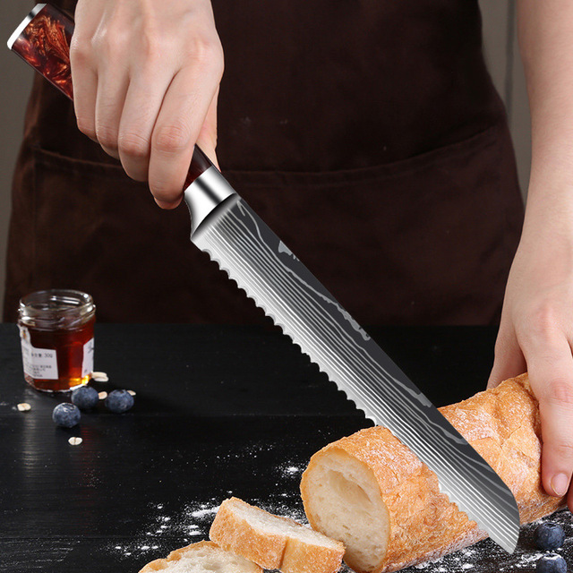 Zestaw profesjonalnych noży kuchennych: odkostnianie, rzeźniczy, do cięcia owoców i mięsa, krojenia, siekania, filetowania i ryb - Wianko - 7