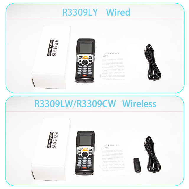 Bezprzewodowy skaner kodów kreskowych z licznikiem danych 1D 2.4G Laser CCD - Wianko - 11