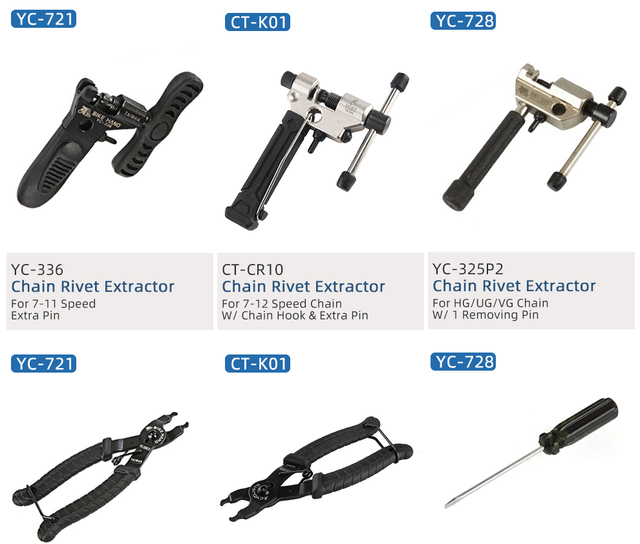 Zestaw narzędzi serwisowych rowerowych BIKEHAND YC-721, 18 in 1, do naprawy korby BB, dolnego wspornika piasty, koła wolnobieżnego, pedała, szprych oraz łańcucha - Wianko - 4