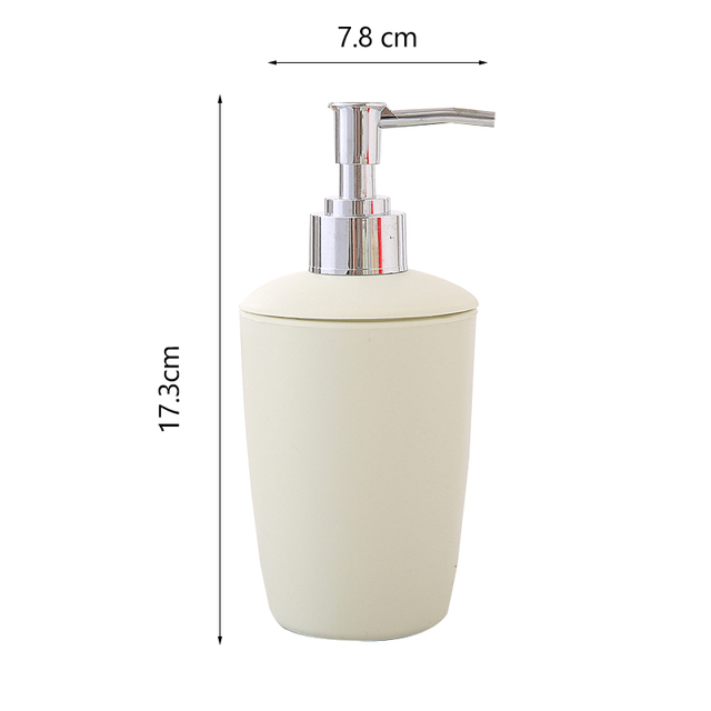 Dozownik mydła w płynie o pojemności 320ML do toalety, prysznica i kuchni - plastikowy - Wianko - 2