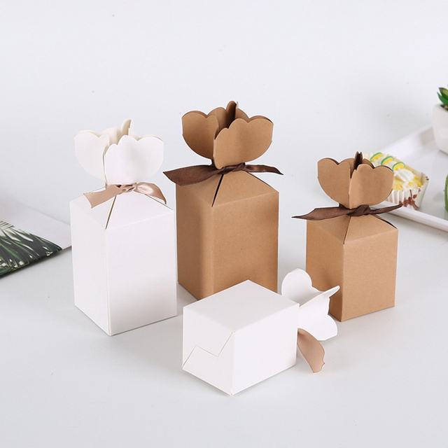Wazon kształt opakowania papier pakowy pudło tekturowe - 50 sztuk - Wianko - 5