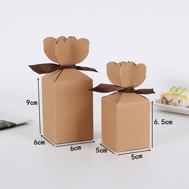 Wazon kształt opakowania papier pakowy pudło tekturowe - 50 sztuk - Wianko - 6