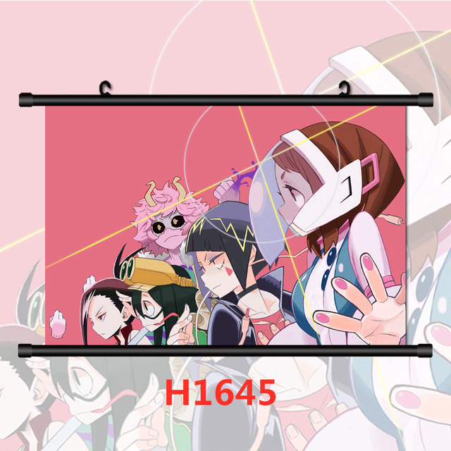 Boku No Hero Academia - plakaty ze zdjęciami Izuku, Katsuki, Shoto, Ochako i Tsuyu z anime i mangi, idealne do dekoracji pokoju i domu - Wianko - 17
