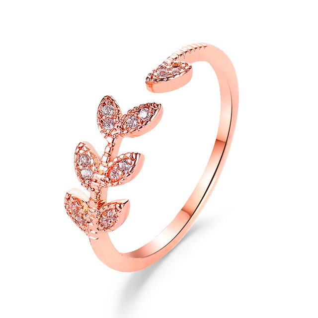 Romantyczne otwarte pierścienie ślubne z kryształowym sercem - Trendy biżuteria 2021 - Wianko - 15