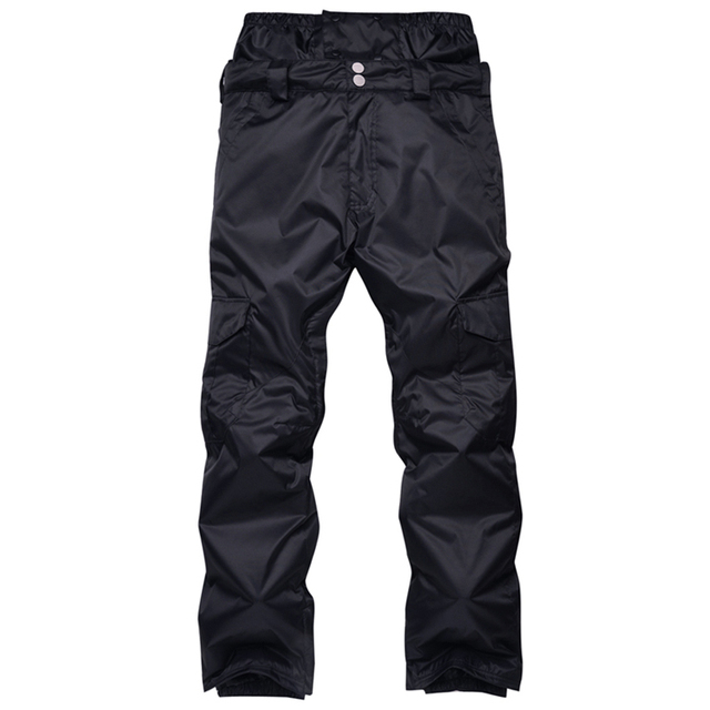 Męskie spodnie narciarskie wodoodporne, ciepłe, grube, przeznaczone do snowboardu i outdooru, o oddychającej funkcji. Dostępne w 6 kolorach - Wianko - 16